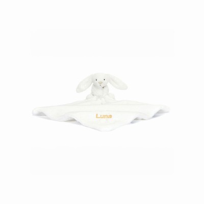 Jellycat Bashful Luxe Bunny Luna Soothers USA | 70642LITH